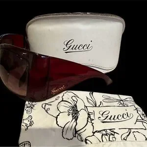 Gucci | Accessories | Authentic Gucci Wine Red Sunglasses  display picture 3